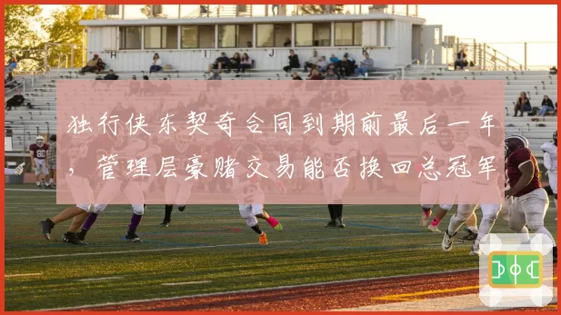 独行侠东契奇合同到期前最后一年,管理层豪赌交易能否换回总冠军?